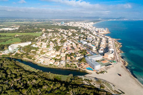 Son Baulo-strand, Ca'n Picafort